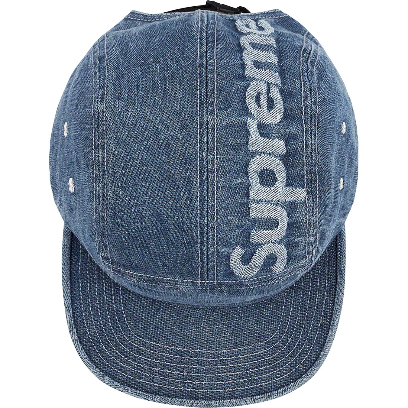 Top Logo Denim Camp Cap view 4